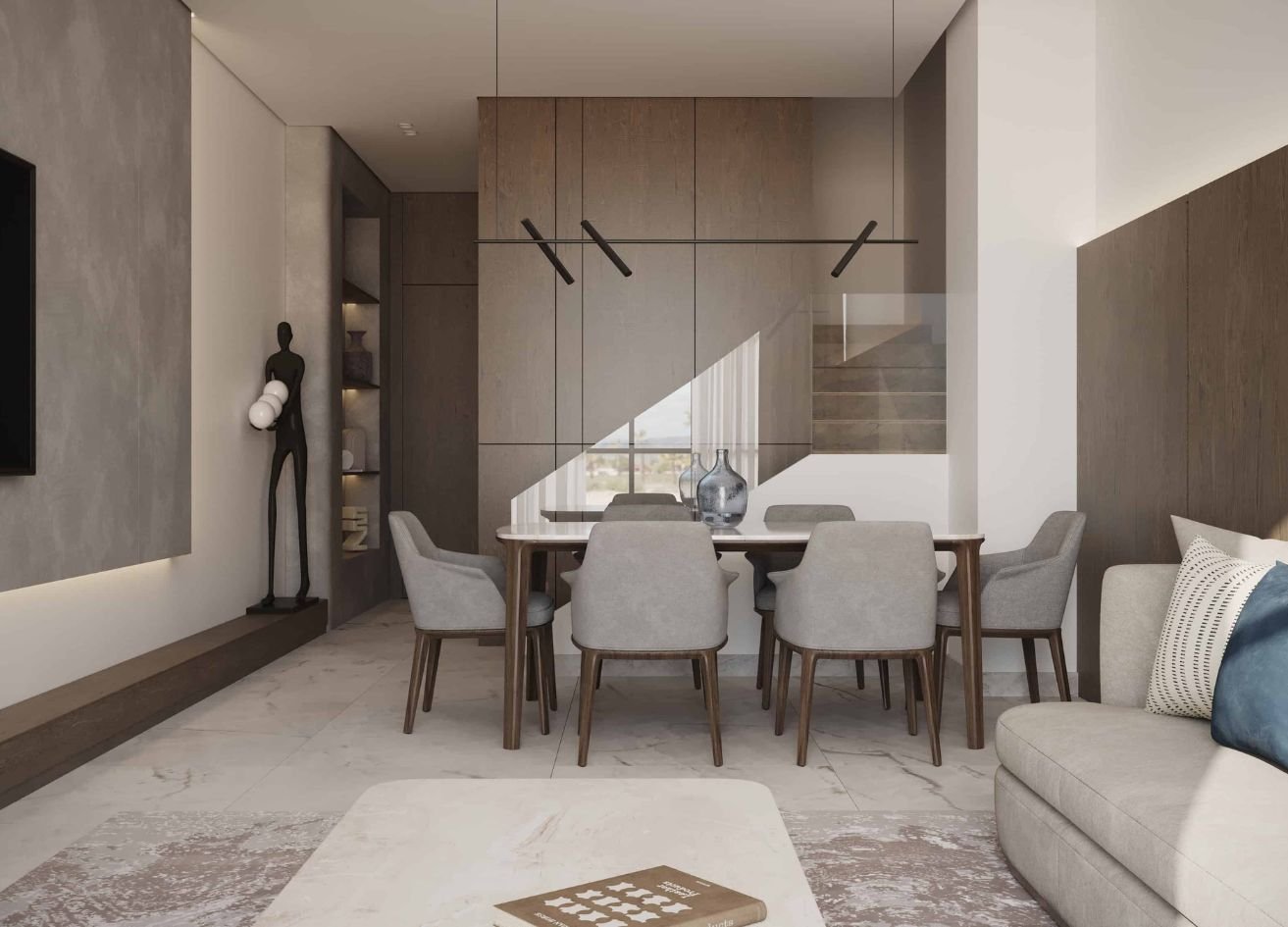 reportage village abu dhabi dining area