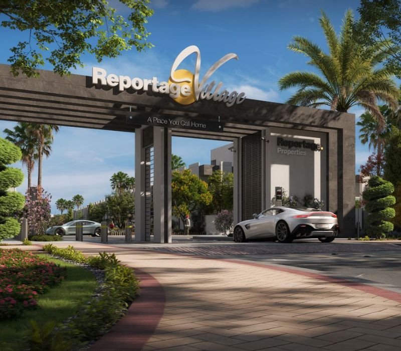 reportage village entrance