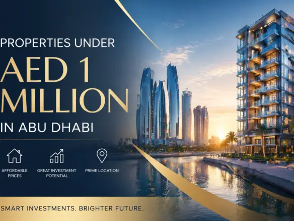 Best properties under aed 1 million in Abu Dhabi
