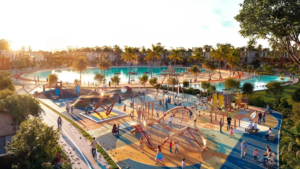 tilal binghatti dubai swimming pool and park